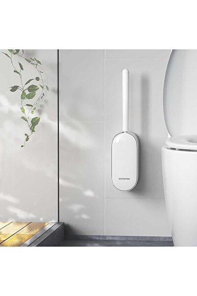 Arabest Toilet Brush Set,Ergonomic Design,Compact,Durable,for Dead-End Cleani...