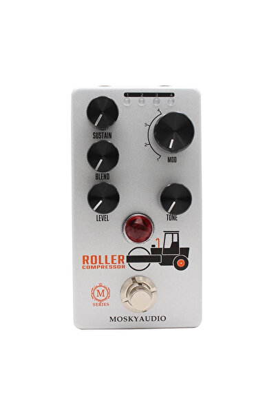 Choice Mosky Roller Compressor Guitar Pedal,4 Modes Compress Effect with Sust...