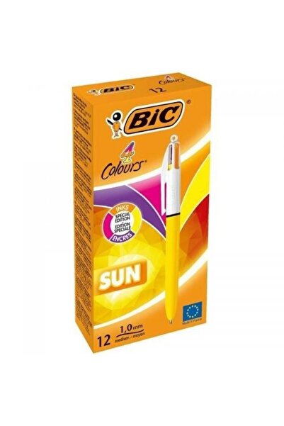 Bic Set 12 pixuri 4 Colors, multicolor, etui carton