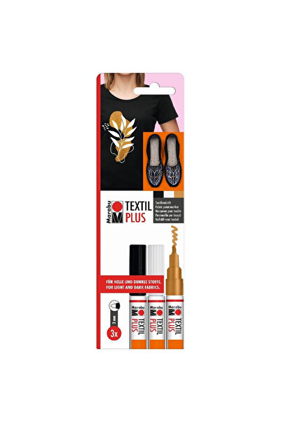 Marabu Markere textile / pentru tesaturi Textil Plus pentru materiale deschis...