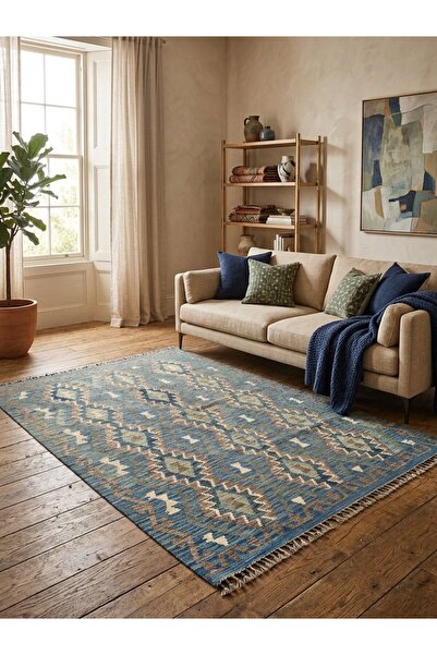 DOGANLAR ANTIQ MİRAS El Dokuma 68 Multy Kök Boya Yün Kilim-131x183