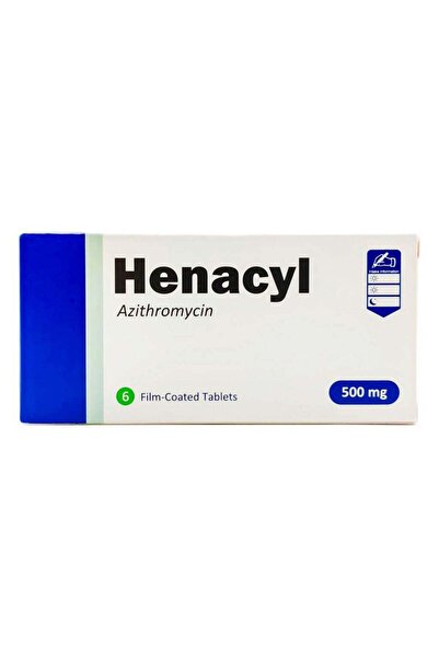 LIFEPharma UAE Henacyl 500mg Film Coated Tablets, Pack of 6's