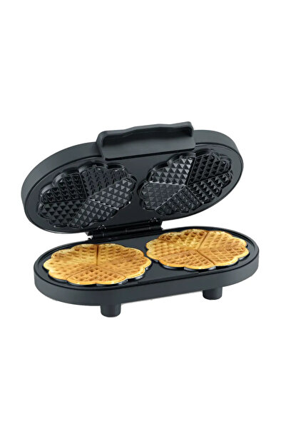 Severin Aparat dublu pentru vafe și gofri, Severin, 1200 W, negru
