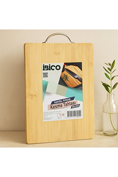 magicool Bamboo Cutting Board 24X34X1.7 cm - with Metal Handle