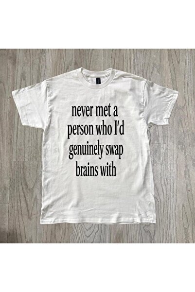 Grafftee Clothing Brain Printed Unisex Oversize T-Shirt