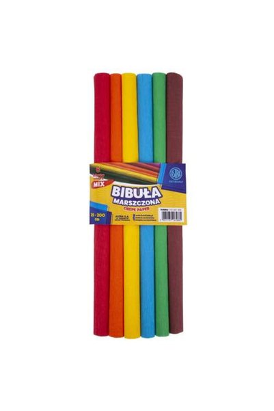 ASTRA papiernicze Set de 6 hartii lucru manual, Astra, Multicolor, 25x200cm