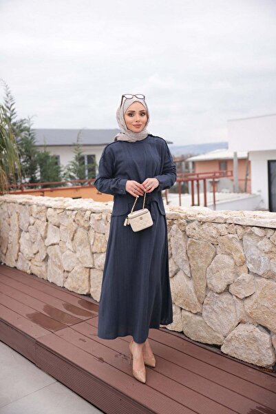 Bwest Linen Suit - Dark Blue