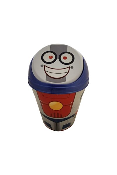 Next ®   Coș de gunoi model robot, cu capac articulat, pentru copii, 4 L, înă...
