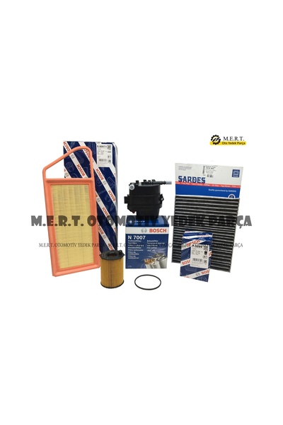 BAKIMFILOSU Ford Fiesta 1.4 Tdci Dizel Filtre Bakım Seti (2002-2009)