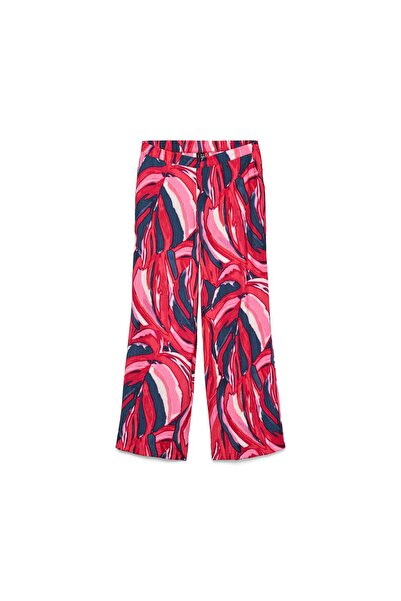 Vero Moda Γυναικεία Υφασμάτινα Παντελόνια 10338759 Ροζ