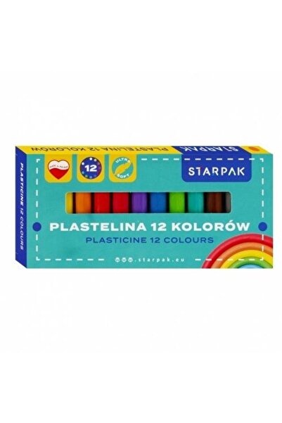 Starpak Plastilina scolara set 12 culori multicolor 3+