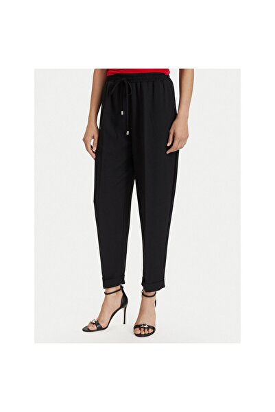 Access Fashion Γυναικεία Υφασμάτινα Παντελόνια 63-5101 Μαύρο