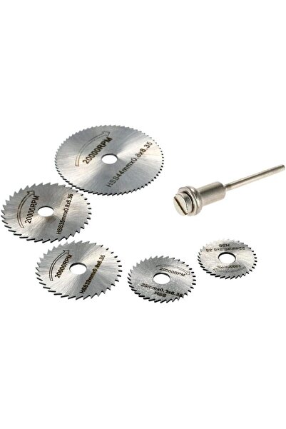 Generic 6Pcs HSS Mini Circular Saw Blades with 3.2mm Mandrel for Rotary Tools...