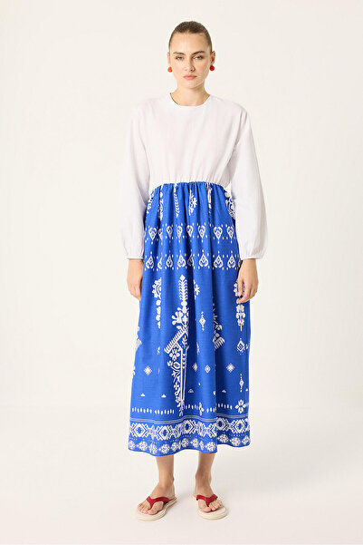 Touché Privé Belden Ruched Poplin Dress