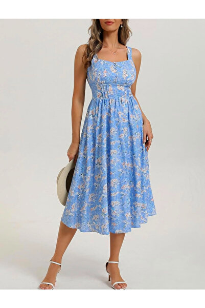 OMS Rochie de vara midi cu imprimeu floral
