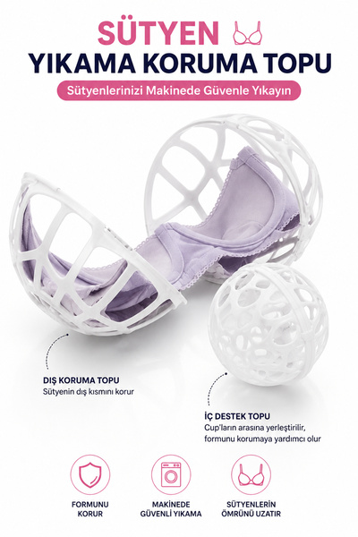 Alıç Bra Washing Ball Washing Machine Protective Washing Device Bra Protectio...