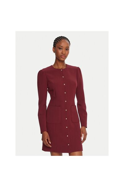 French Connection Rochie de cocktail pentru femei 71ZEU Bordeaux