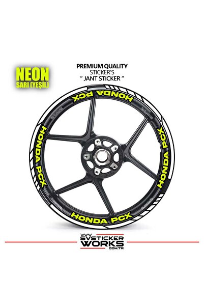 ARONA Honda pcx wheel rim strip and inner rim 16 letter sticker decal model p...