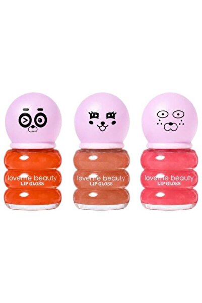LOVEME BEAUTY Lavmebeauty Moisturizing Lip Gloss Set - 3 Colors Glossy Plump ...