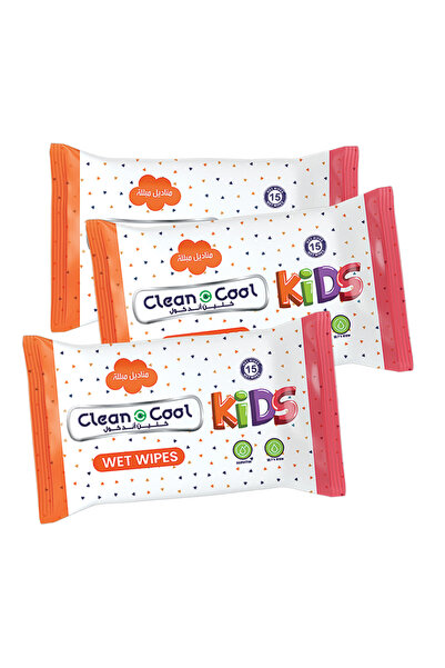 CLEAN & COOL Kids Wipes 15's