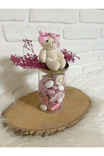 Sweet Story Ayıcıklı Çiçekli 15 Adet Dekorlu Bebek Çikolatası+ 200 Gr Drajeli...