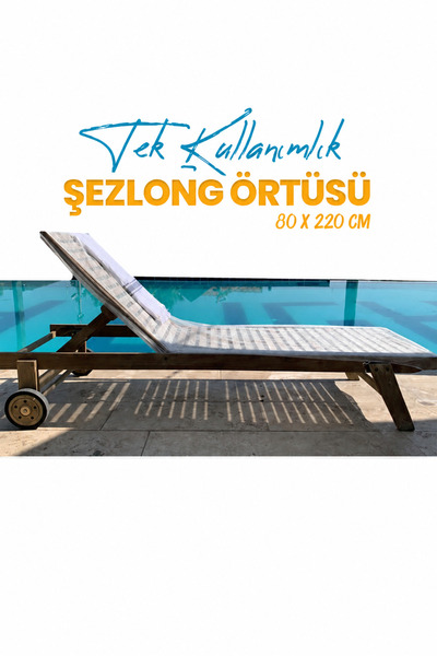 Genel Markalar Şezlong Örtüsü Tek Kullanımlık Lastikli 10’lu Paket 80x220CM
