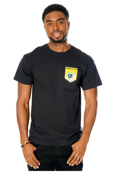 CID Tricou barbati, CID, Looney Tunes Anime Marvin, negru, fabrica de calitat...