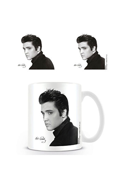 Pyramid International Cana ceramica cu portretul lui Elvis Presley, 0,315 lit...