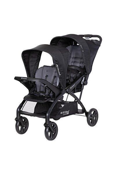 babytrend Sit N' Stand® Double 2.0 Stroller, Dash Black - 0m+
