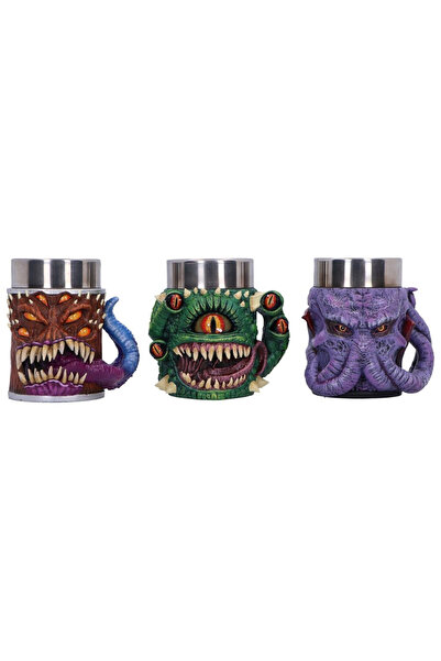 Nemesis Now Set 3 mini tankarduri multicolor 9cm Dungeons & Dragons