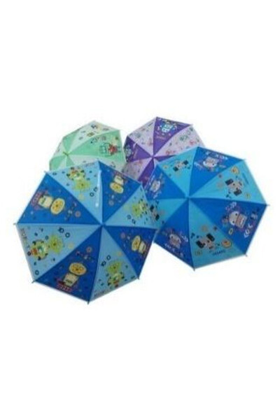 MADEJ Umbrela pentru copii Roboti, 50 cm, cu fluier, multicolor