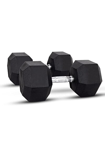 Sparnod Fitness Sparnod Fitnes SDH-2.5_PAIR Hex Dumbbells Rubber Coated with ...