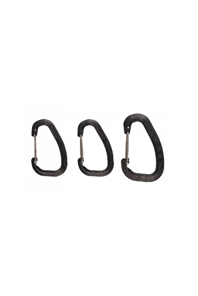 Wildo Σετ κρίκοι Carabiner μαύρο