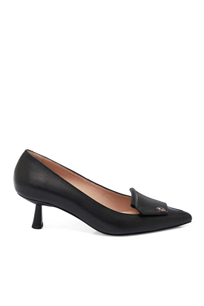 Tergan Siyah Hakiki Deri Kadın Stiletto - K25S1AY68134-A23