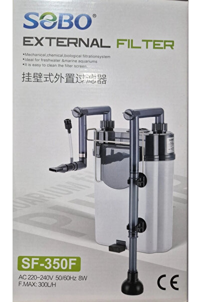 Sobo YENİ SF-350F Akvaryum Askı Dış Filtre 300 Lt/h 5 W