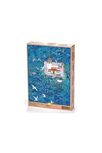 Empressco Nusret Çolpan Kızkulesi Ahşap Puzzle 500 Parça, Eşsiz Detaylar
