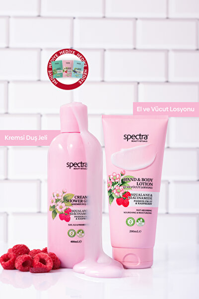 Spectra Care Raspberry&Passion Fruit 2'li Vegan Bakım Seti - Kremsi Duş Jeli ...