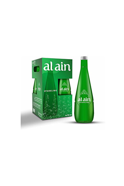 Al Ain Sparkling Water (Glass Bottles, Green)