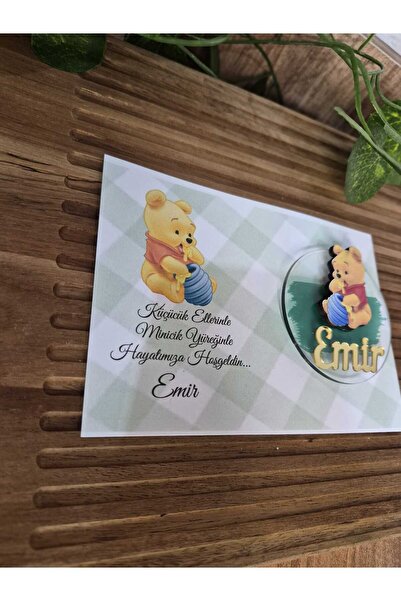 Ufuk Çizgisi Kız - Erkek Bebek Pleksi Magnet (Kartlı ve Jelatinli) 20'li Paket