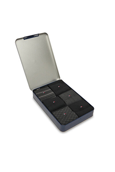 Tommy Hilfiger Unisex Brand Logo Black Socks Suitable for Daily Use