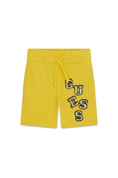 Guess Șorturi sport băieți N6GD02KA6R4 Galben