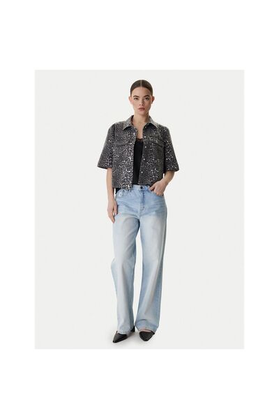 Vero Moda Cămașă de blugi pentru femei 10336318 Gri
