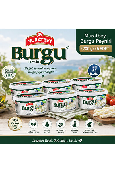 Muratbey Burgu Peyniri (200 g) x6 adet