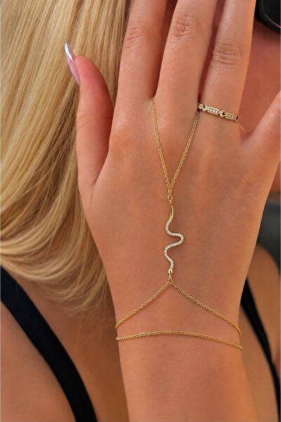 GONESSA Snake Model Anti-Tarnish Stainless Steel Shahmeran Bracelet