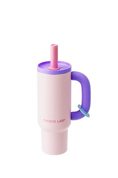 CHAKO LAB Bawang Cup Stainless Steel 316 Thermal Cup with Straw and Handle - ...