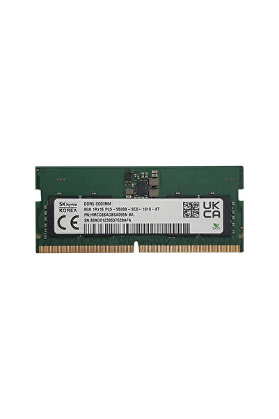 Generic Brand Hynix Hmcg66Agbsa092N, 8Gb, 5600Mhz, Ddr5, Sodimm Notebook Ram,...