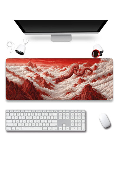 SonicTouch Keyboard Mousepad 32X70Cm Dragon Valley Seamless Smooth Liquid-Pro...