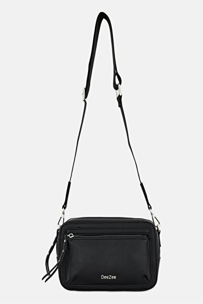 DeeZee Women Brand Logo Cross Body Bag, Black