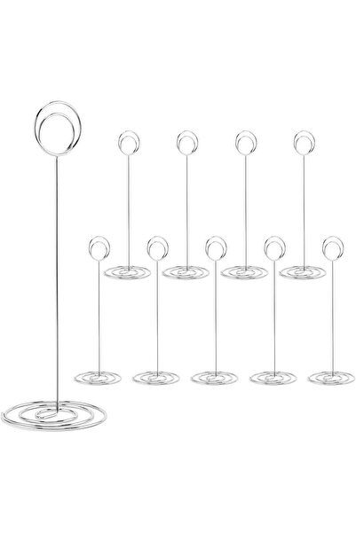 Arabest Table Number Holders,10-Piece,8.6 Inch Place Card Holder,Stable Metal...