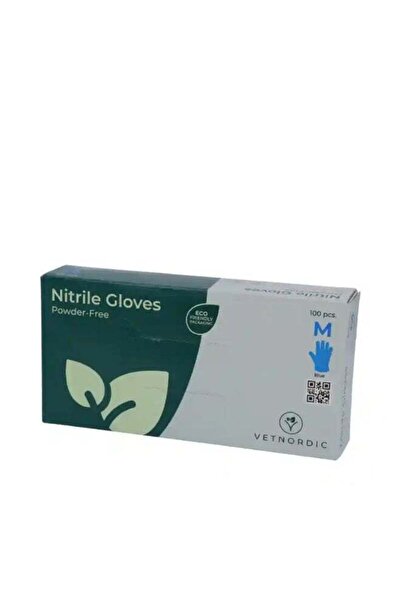VETNORDIC Nitrile Examination Gloves Powder-Free Blue Color High Grip Latex-F...